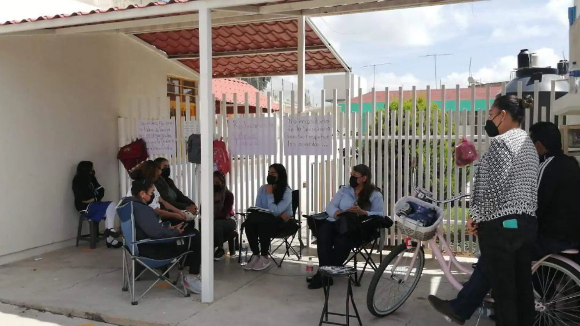 Toma de escuela Francisco Goitia en Fresnillo, Zacatecas